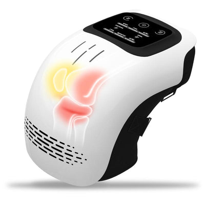 Knee Massager,Cordless Knee Massager and Vibration,Adjustable Temperature Knee Massager with Clear Visible LED Screen Comfort